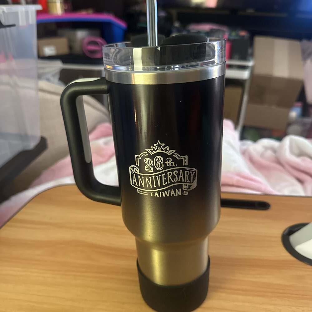 Starbucks x Stanley 2024 Taiwan 26th Anniversary Black Gold 40oz Tumbler